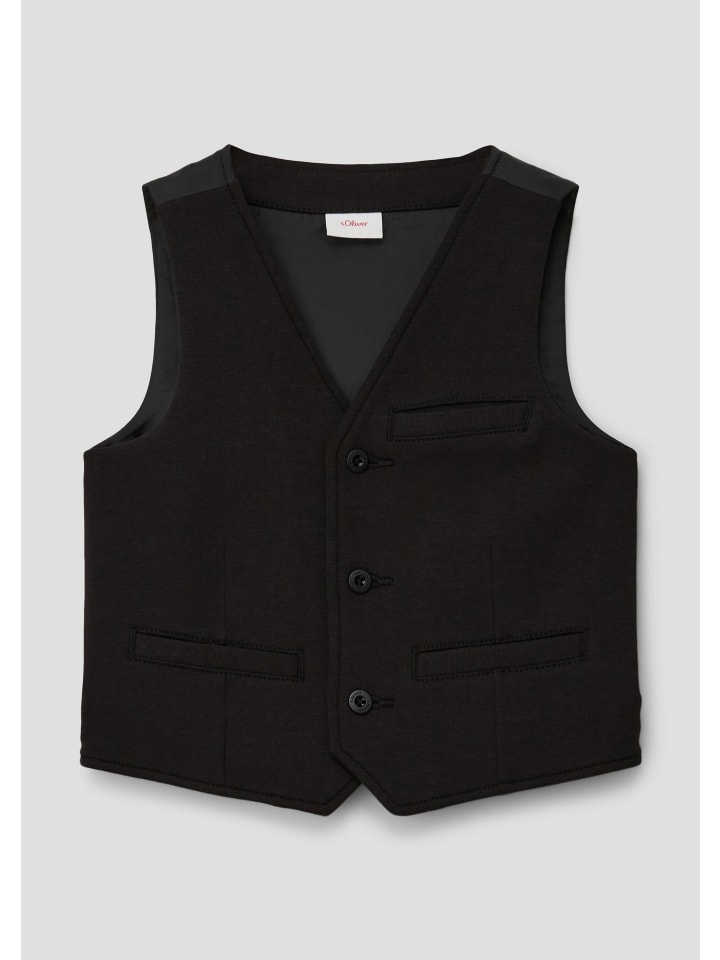 

s.Oliver Жилет для помещений, цвет 9999_черный