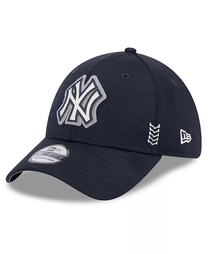 

Мужская темно-синяя кепка New York Yankees 2024 Clubhouse 39THIRTY Flex Fit New Era, синий