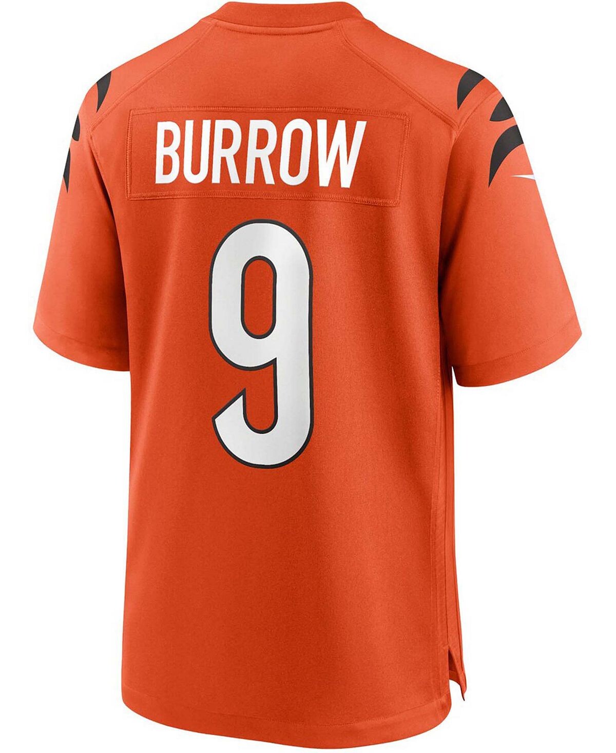 Мужская футболка для альтернативной игры Joe Burrow Orange Cincinnati Bengals Nike — фото 4