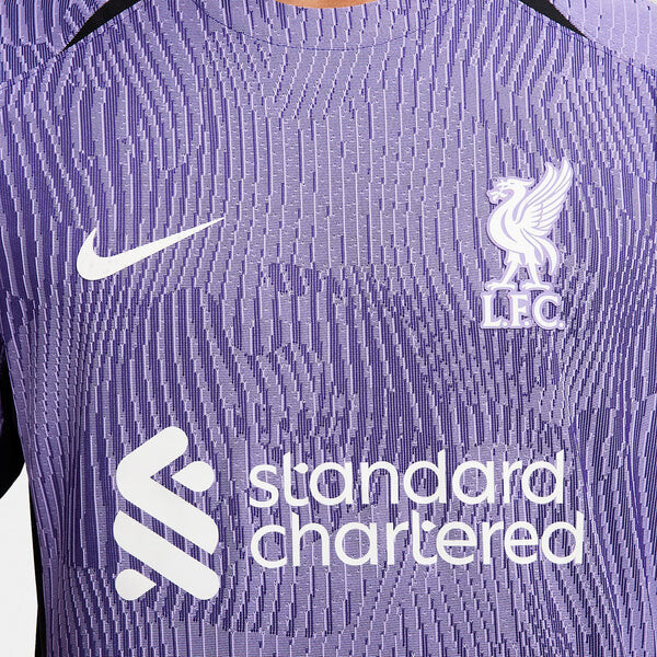 Спортивная футболка liverpool fc 2023/24 match third jersey 'purple' Nike, фиолетовый — фото 3