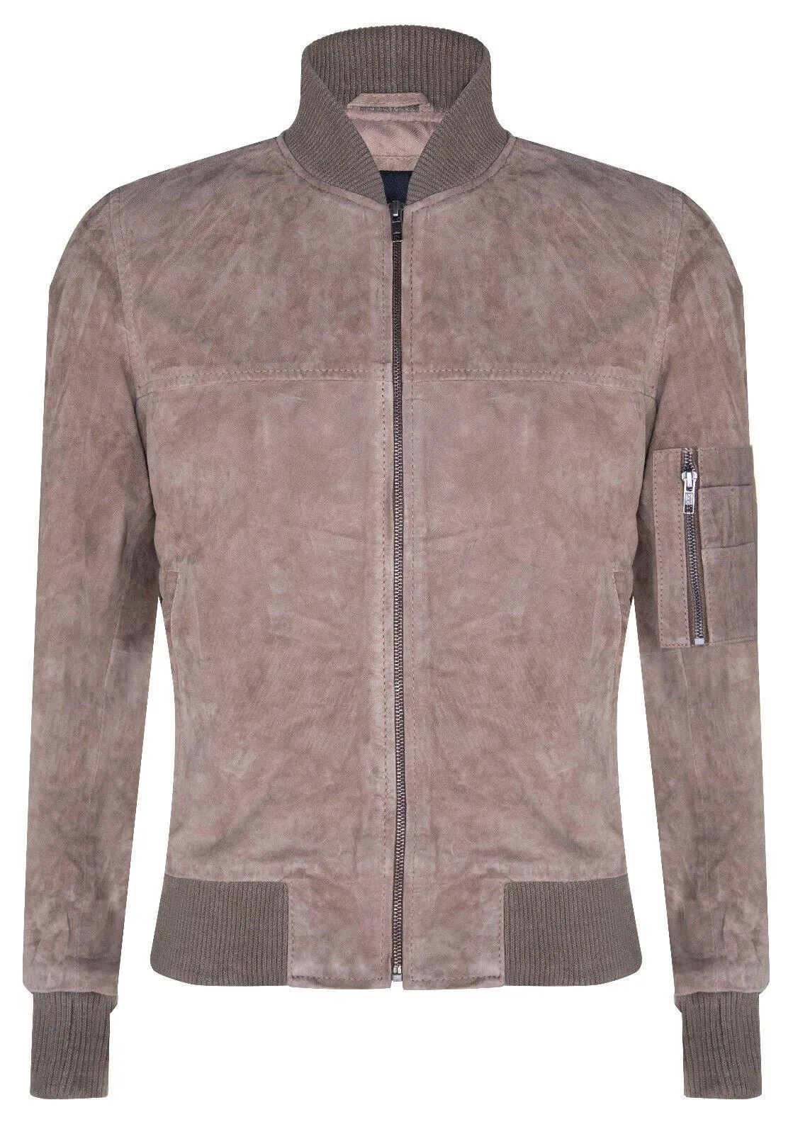 

Куртка-бомбер MA-1 из козьей замши-Окленд Infinity Leather, коричневый