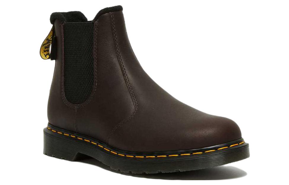 Мужские ботинки челси Dr. Martens 2976 Warmwair кожаные, коричневый — фото 2