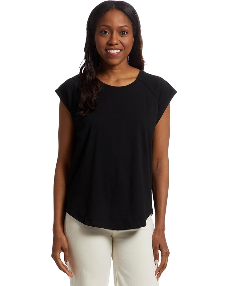

Рубашка Lilla P Shirttail Raglan Crewneck, черный