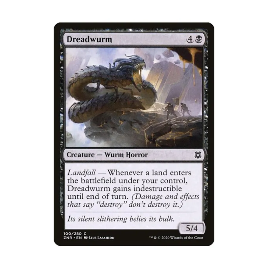 

CCG Ужасный червь (С), MTG - Zendikar Rising