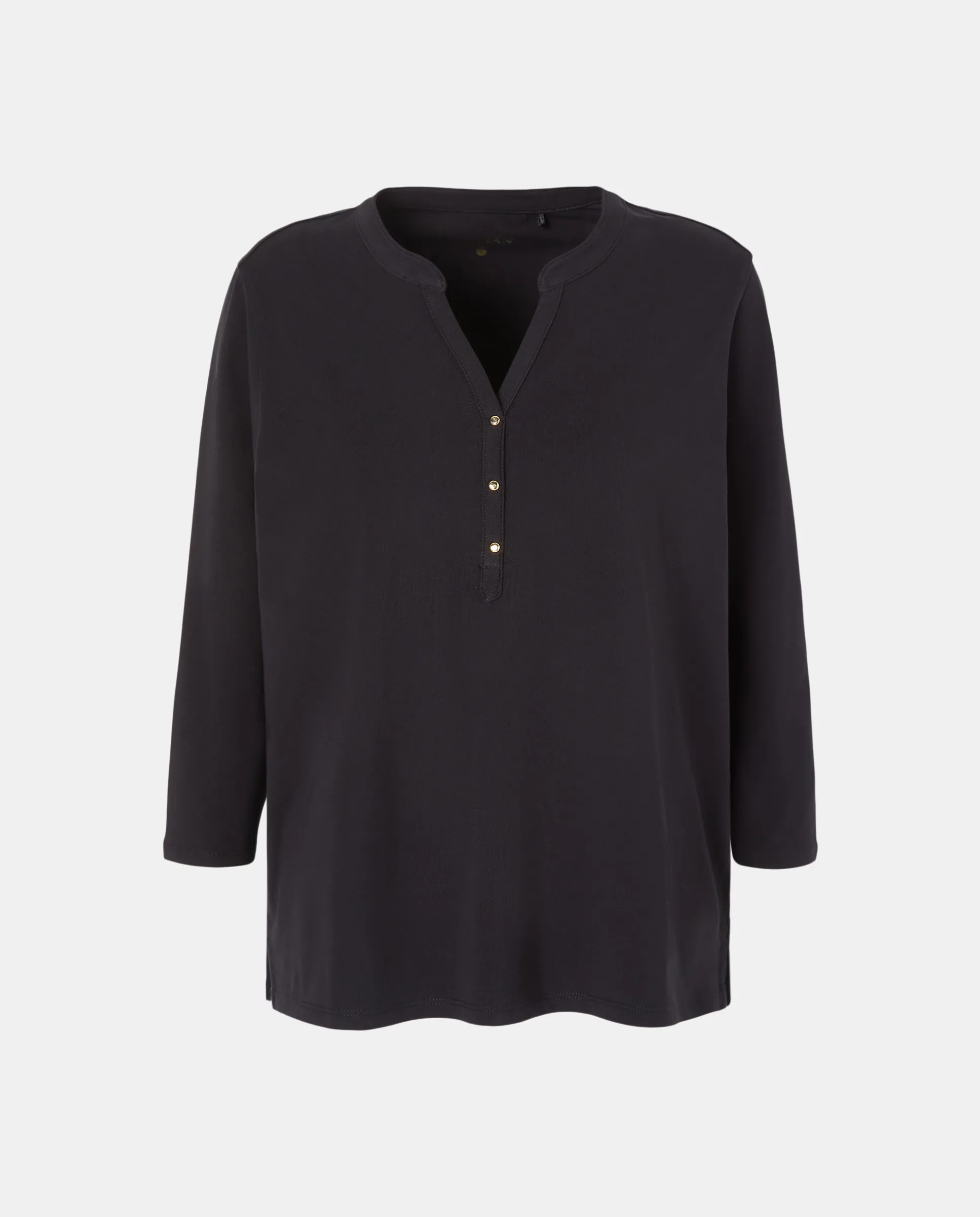 

Женская футболка с отложным воротником Woman El Corte Inglés, черный