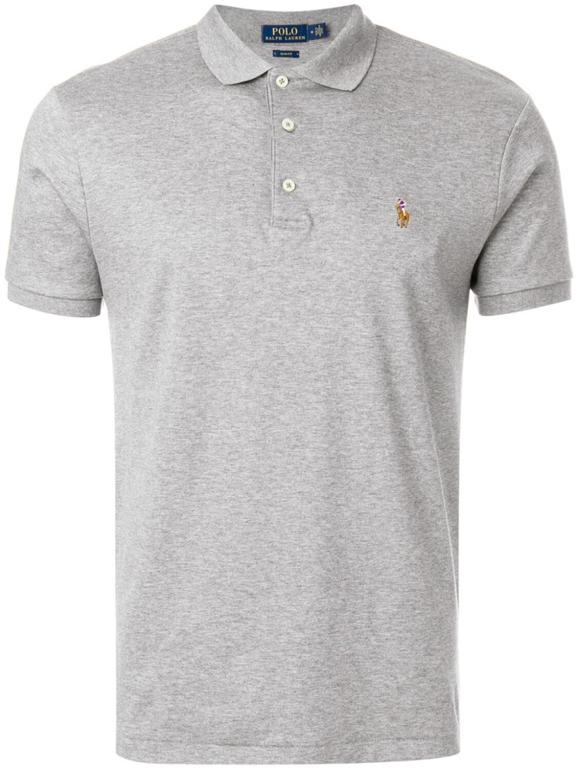 

Polo Ralph Lauren рубашка-поло с логотипом, серый