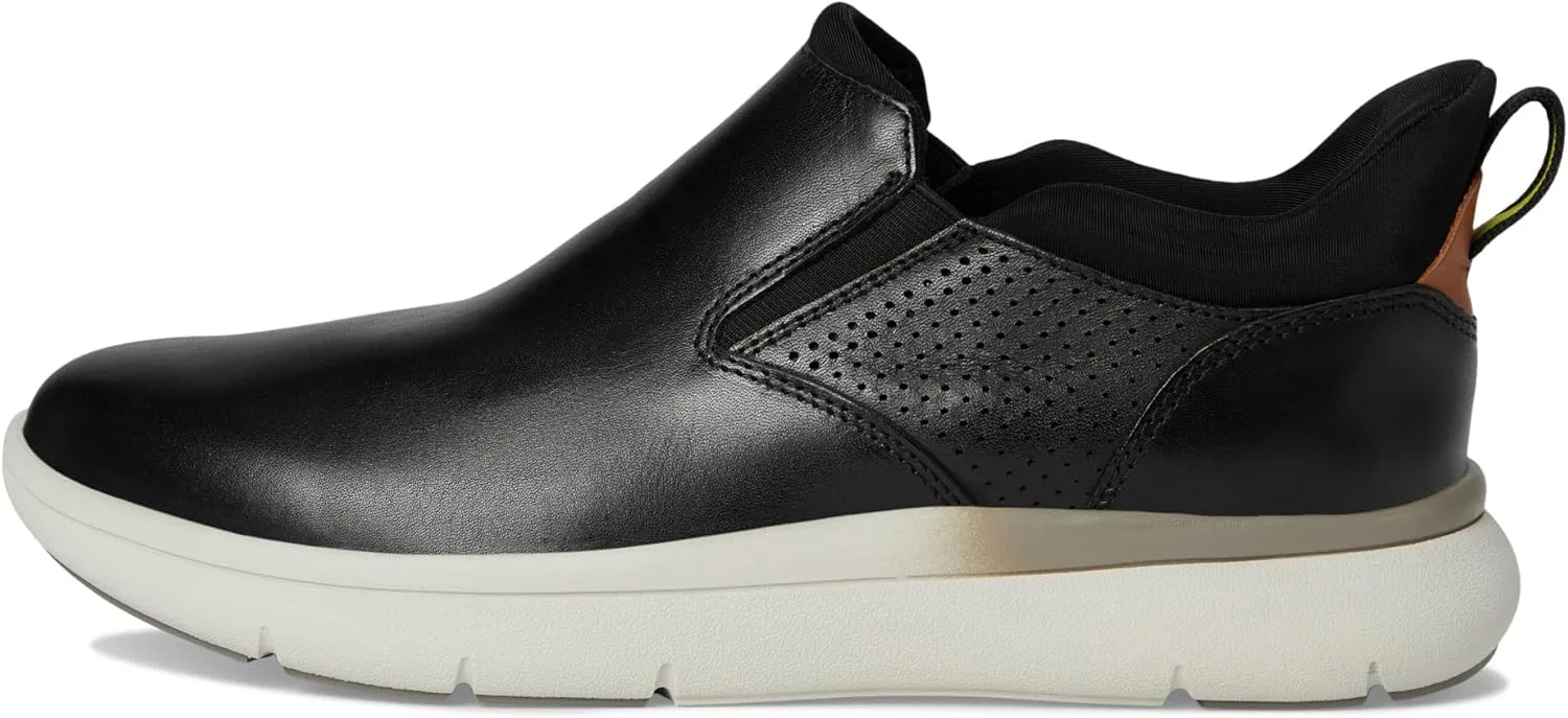 Мужские кроссовки Florsheim Fleet с гладким носком без шнурков, черный — фото 4