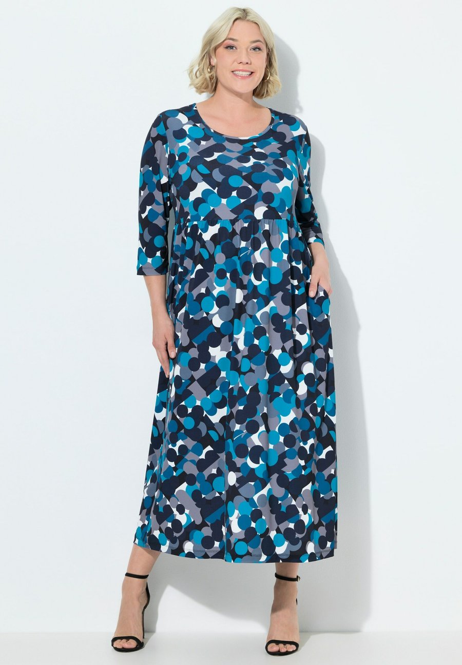 

Платье Ulla Popken MATTE POLKA DOT EMPIRE POCKET, Black