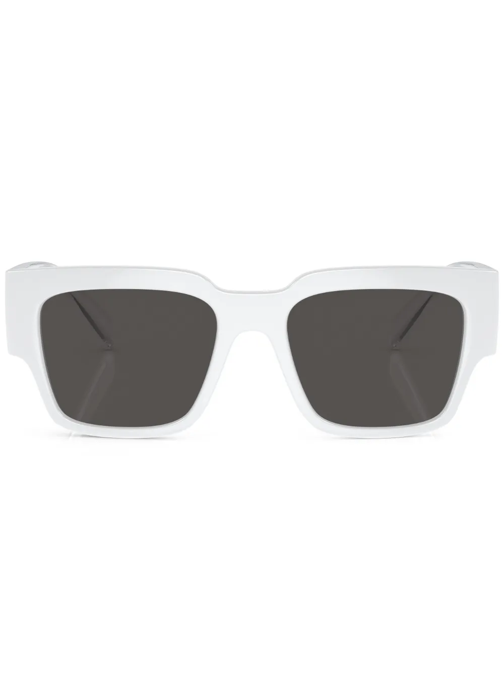 

Солнцезащитные очки в квадратной оправе с логотипом Dolce & Gabbana Eyewear, белый