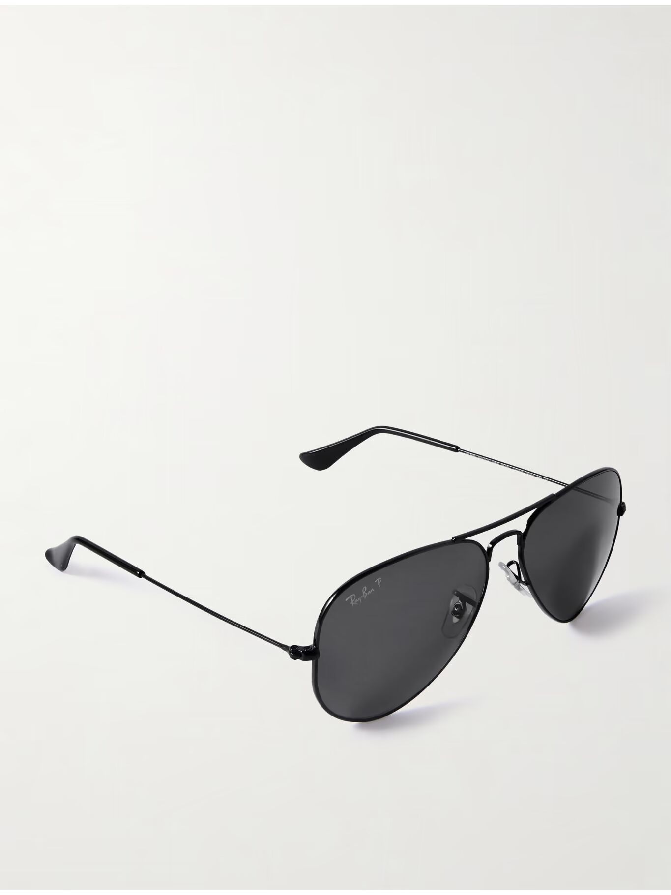 

Солнцезащитные очки-авиаторы с металлической поляризацией RAY-BAN, черный