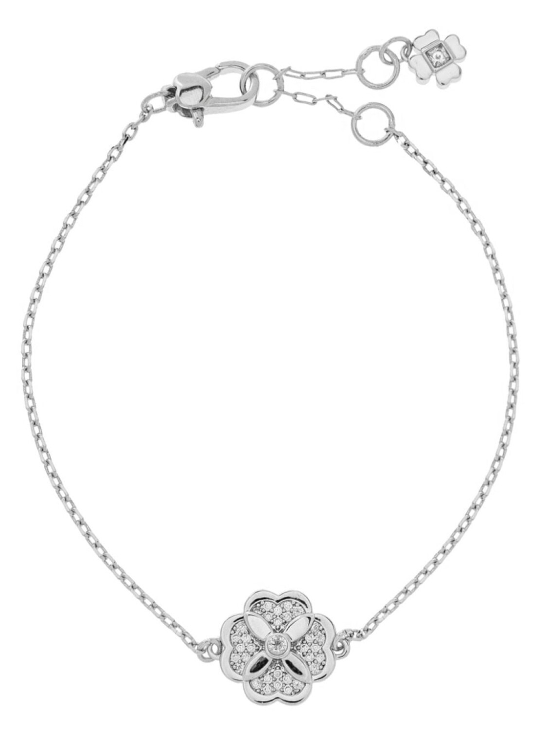 

Браслет с цветочным мотивом Kate Spade, серебряный