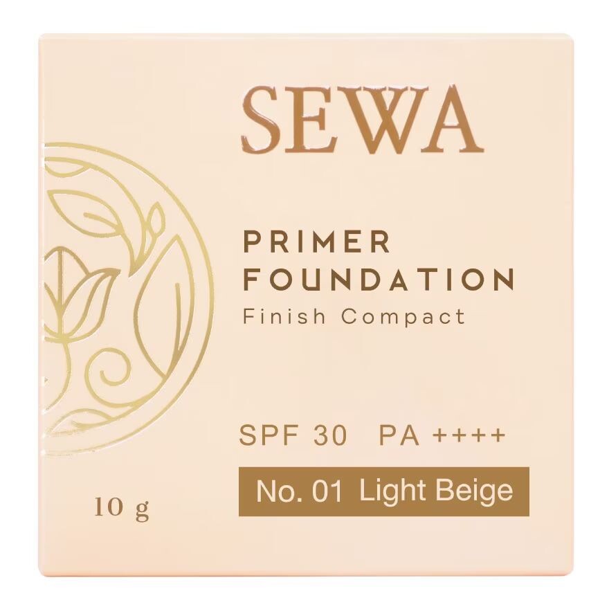 

Sewa Primer Foundation Finish Compact SPF 30 PA++++ No.01 Light Beige 10 G, Light Beige