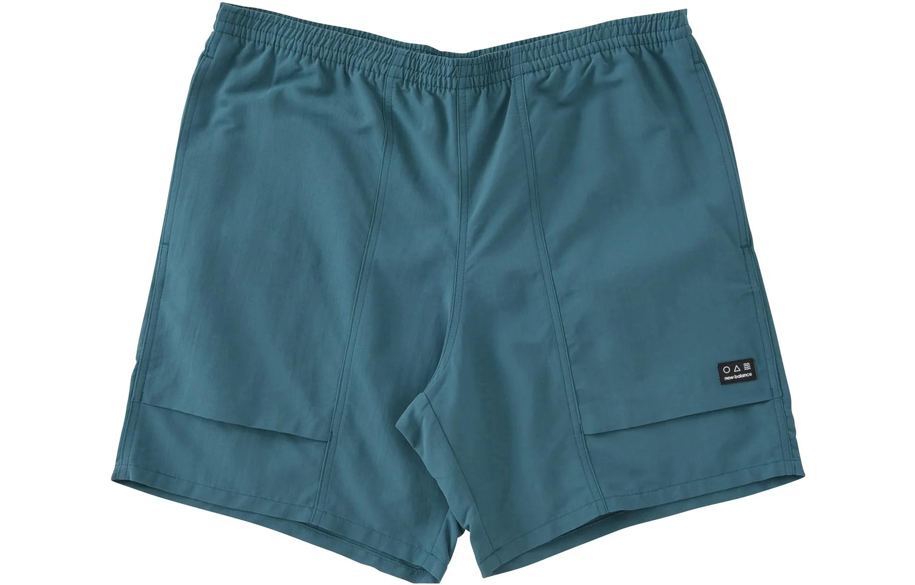 

Повседневные шорты мужские бирюзовые New Balance, сине-зеленые