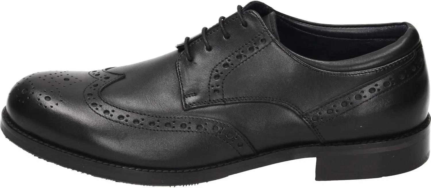 Туфли Manitu Herren Elegante Schn?Rschuhe in schwarz, Black — фото 2
