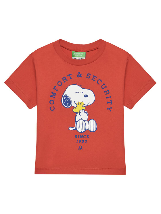 

Футболка обычного кроя 3X1SG10IB United Colors Of Benetton, красный