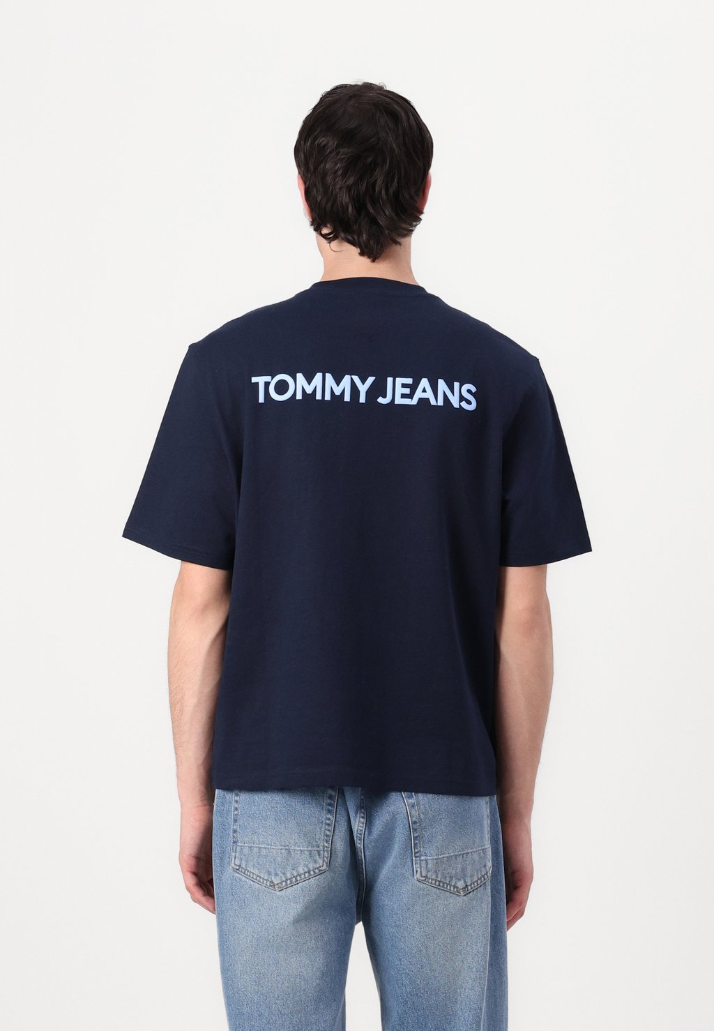 

Футболка с принтом Tommy Jeans, темно-синий