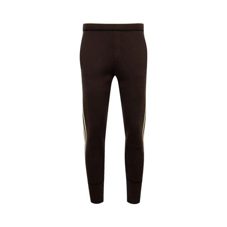 

Брюки Adidas adidas x Wales Bonner Statement Knit 'Dark Brown', коричневый