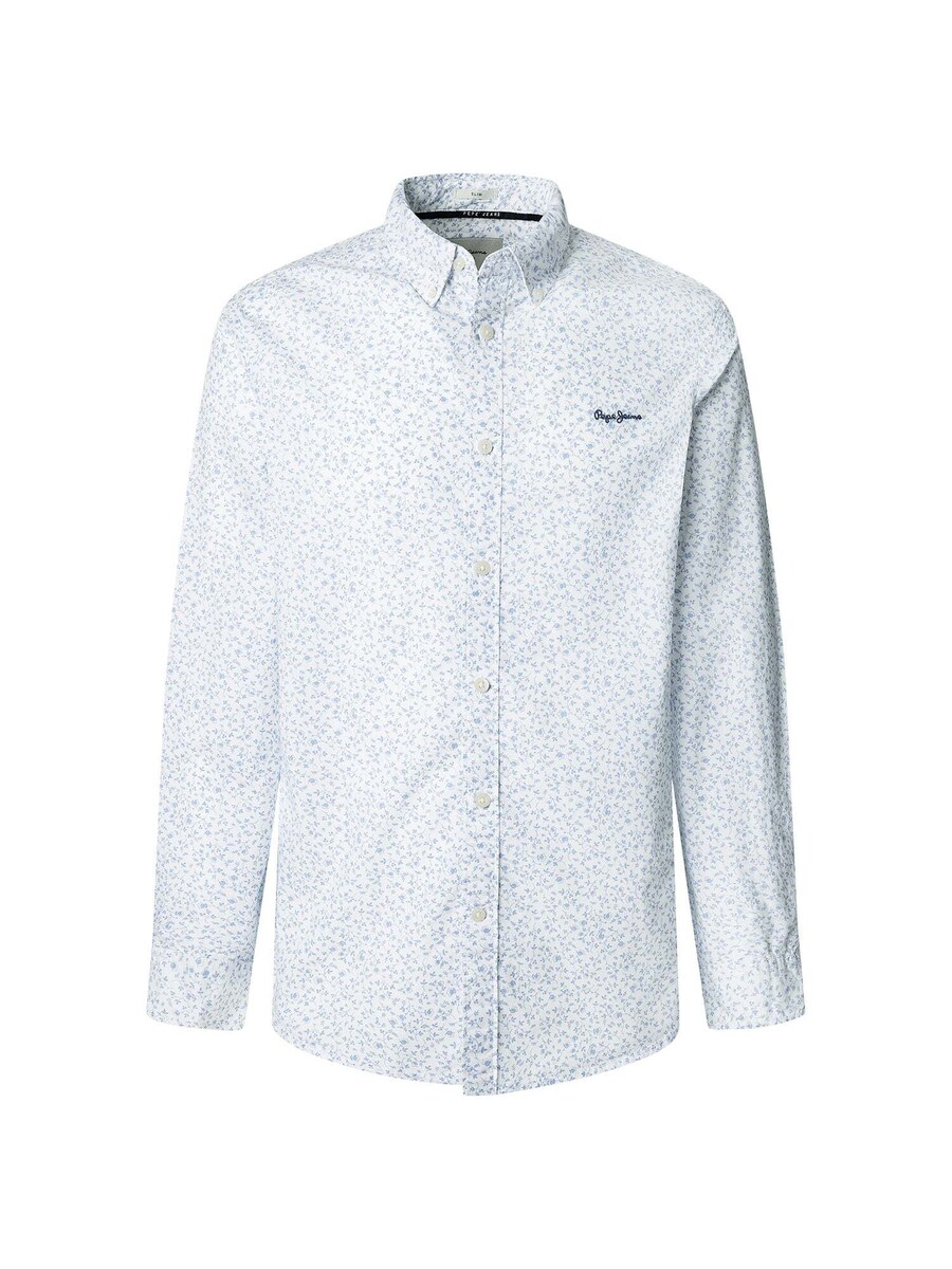 

Рубашка на пуговицах классического кроя Pepe Jeans Anson, белый