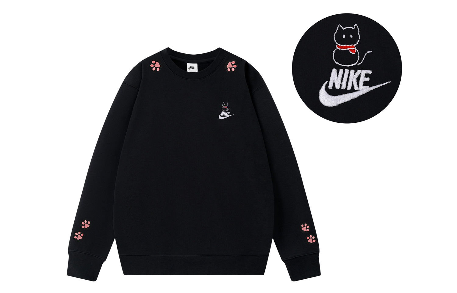 

Nike Свитшоты Unisex черный шарф Kitten