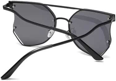 

Женские солнцезащитные очки без оправы из металла, мужские солнцезащитные очки с градиентным покрытием, пляжный солнцезащитный козырек UV400 (2027 год) MTZJH, 6