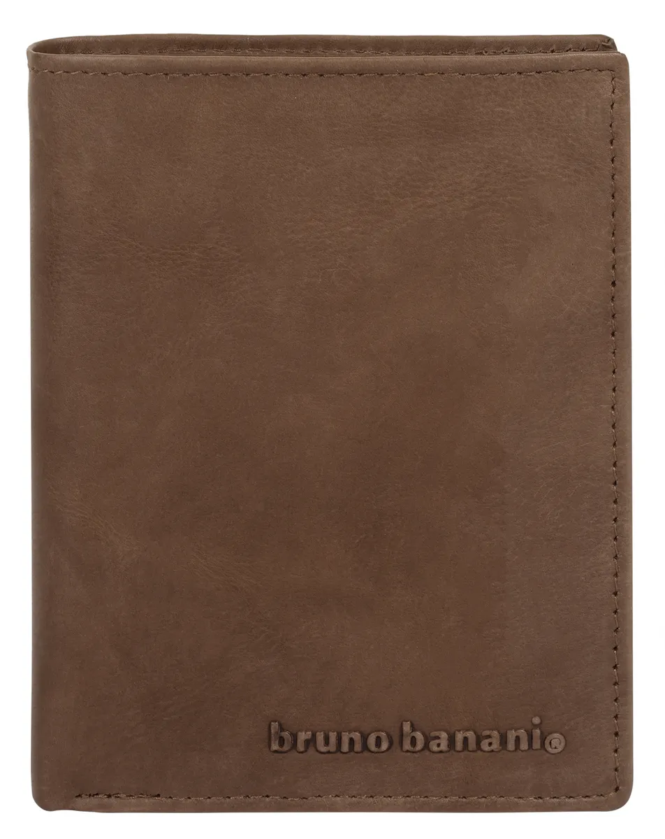 

Кошелек Bruno Banani, натуральная кожа, цвет Cognac