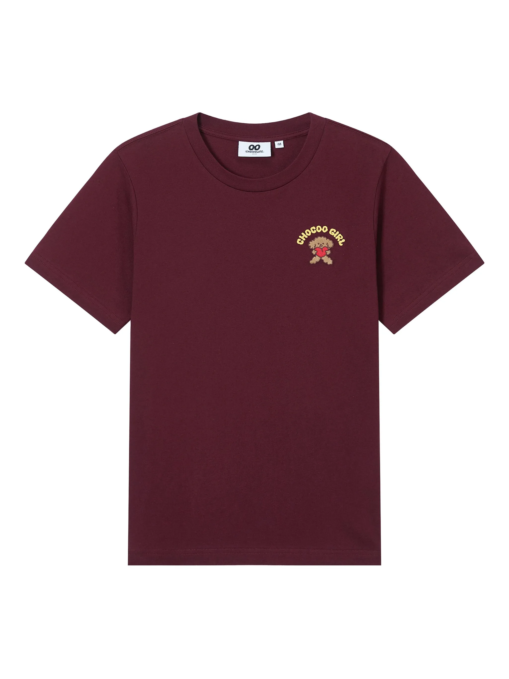 

Футболка с вышивкой Chocoolate, красный