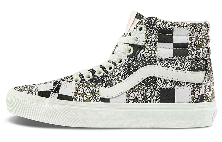 

Кроссовки Vans SK8 Hi Patchwork Floral, Серый, Кроссовки Vans SK8 Hi Patchwork Floral