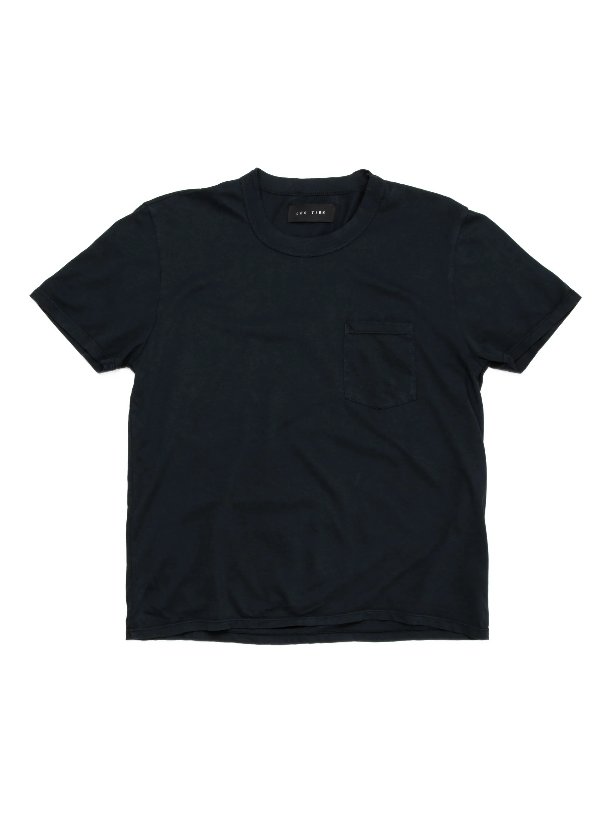 

Футболка с нагрудным карманом Les Tien, черный