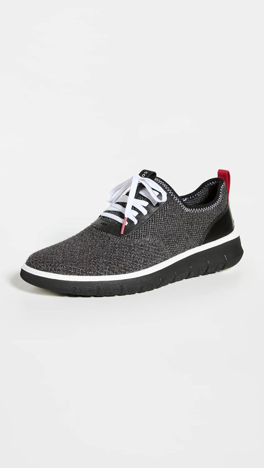 Мужские кроссовки Cole Haan Generation Zerogrand, Gray Pinstripe Black Knit Barbados Cherry Black — фото 2
