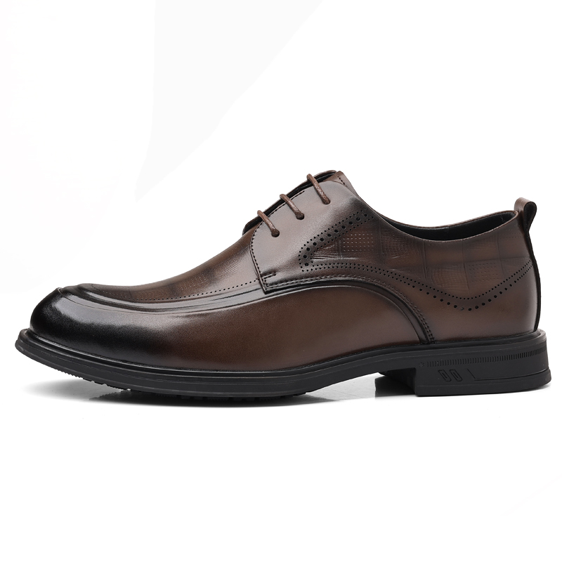 

POPULAR ROUSE PR Коричневые мужские туфли, цвет Brown