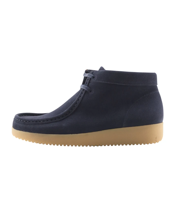 Темно замшевые ботинки на шнуровке Nature Footwear, синий