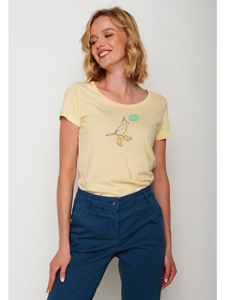 

Футболка Animal Bird Fine в цвете ванили GreenBomb, Зеленый, Футболка Animal Bird Fine в цвете ванили GreenBomb