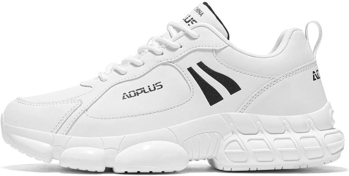 

Мужские спортивные кроссовки для бега - удобные легкие кеды для занятий спортом, прогулок и повседневной носки (разные цвета) Aoplus, белый