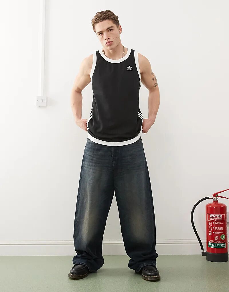 

Жилет Adidas Originals Mockeylet черного цвета