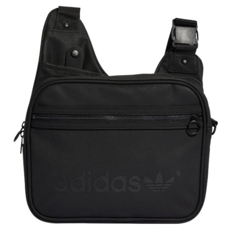 

Adidas Originals Полиуретановые сумки-слинги, сумки через плечо, обычные, унисекс, чисто-черные