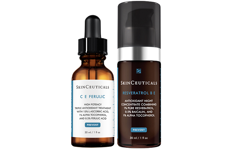 Набор сывороток XIULIKE Day & Night Antioxidant Serum 2 Piece Set для подтяжки, увлажнения, осветления и восстановления CE/CF 30мл + RBE 30мл SKINCEUTICALS — фото 2