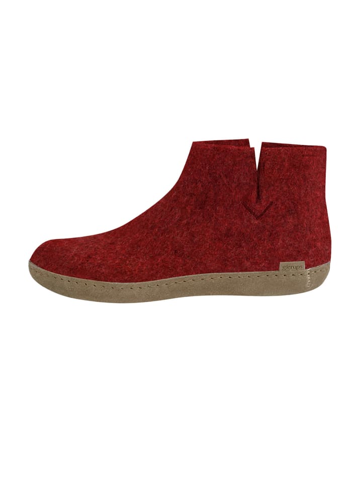 Сабо glerups Boots Ledersohle, красный