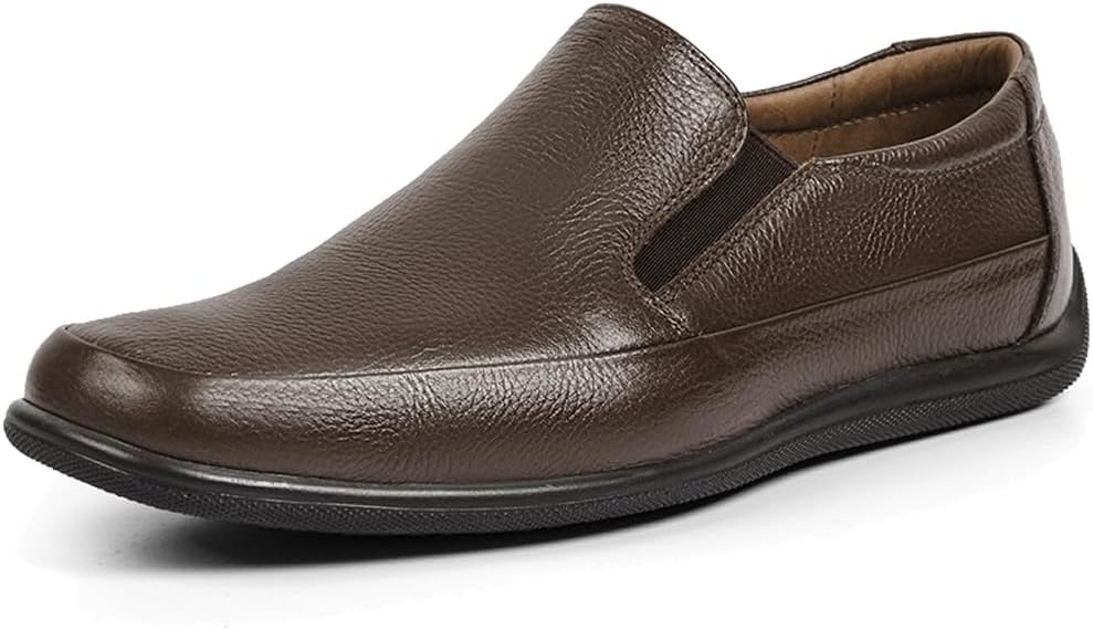 

Мужские кроссовки Opananken Free Fly из кожи - повседневный и стильный дизайн, 100 натуральная кожа, стелька из латекса с вентиляцией, контроль запаха, легкие и прочные для комфорта и ходьбы весь день, Cognac