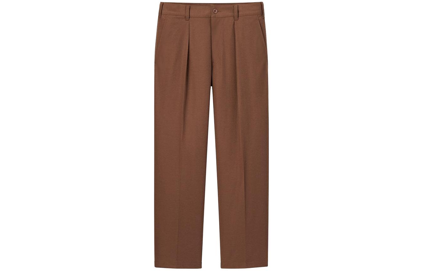 FW23 U Series Повседневные брюки мужские Тёмная умбра UNIQLO — фото 2