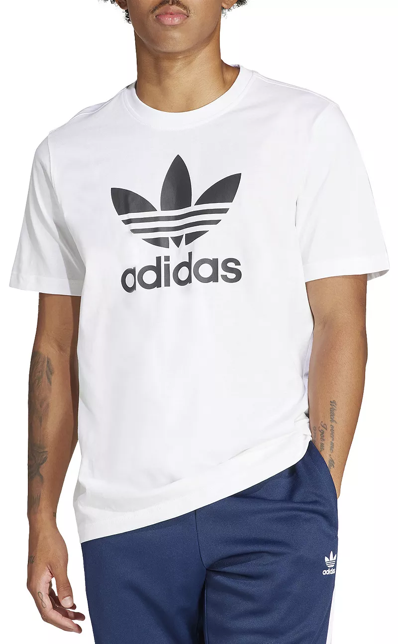 

Мужская футболка Adidas Adicolor с трилистником, белый