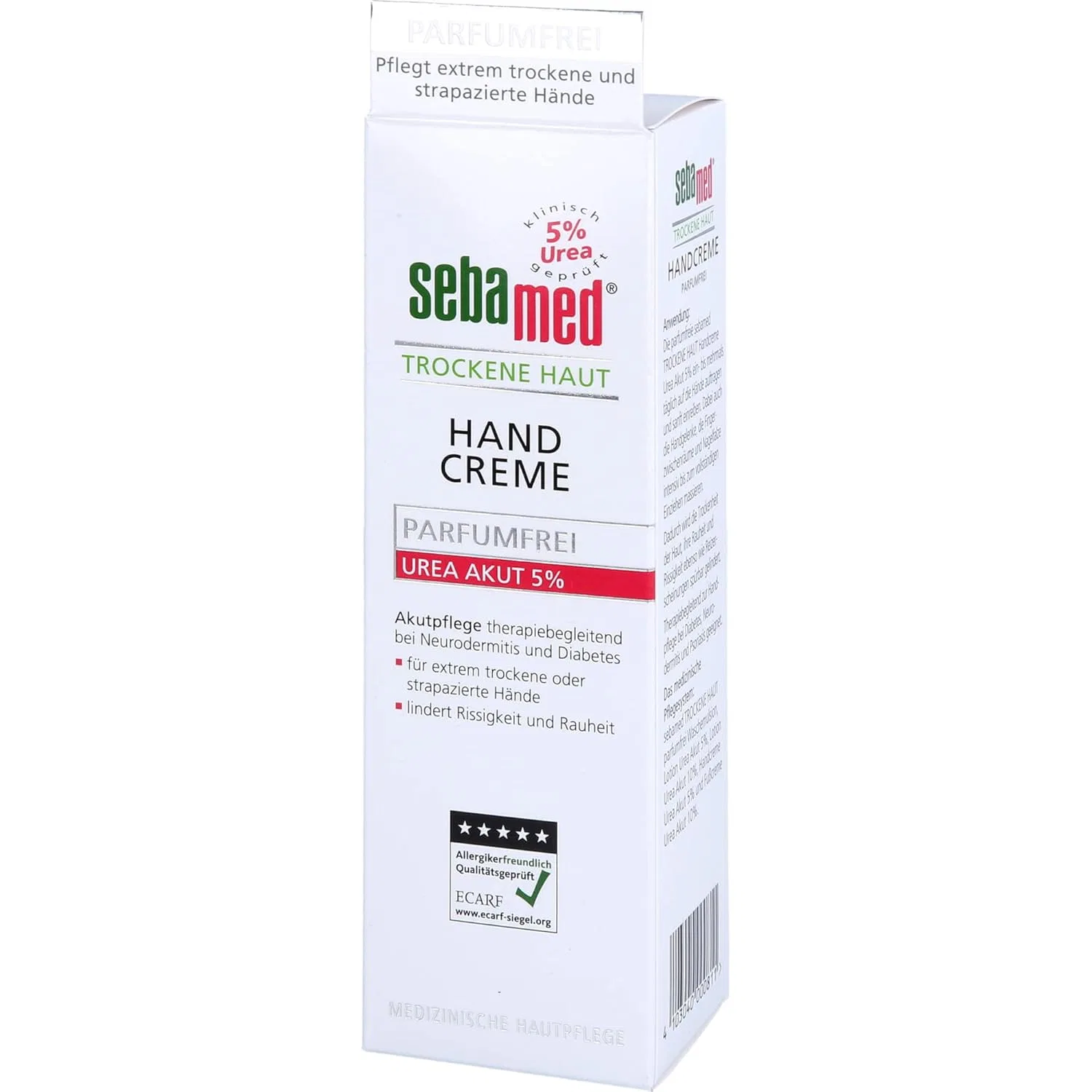 Крем для рук Sebamed Dry Skin Urea Acute 5% без отдушек, 75 мл Sebamed — фото 4