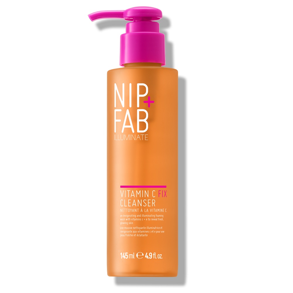 

Очищающая пенка для лица с витамином С vitamin c fix cleanser Nip+Fab, 145 мл