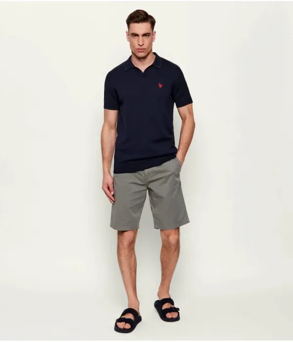Полюс regular fit Us Polo Assn, темно-синий — фото 2