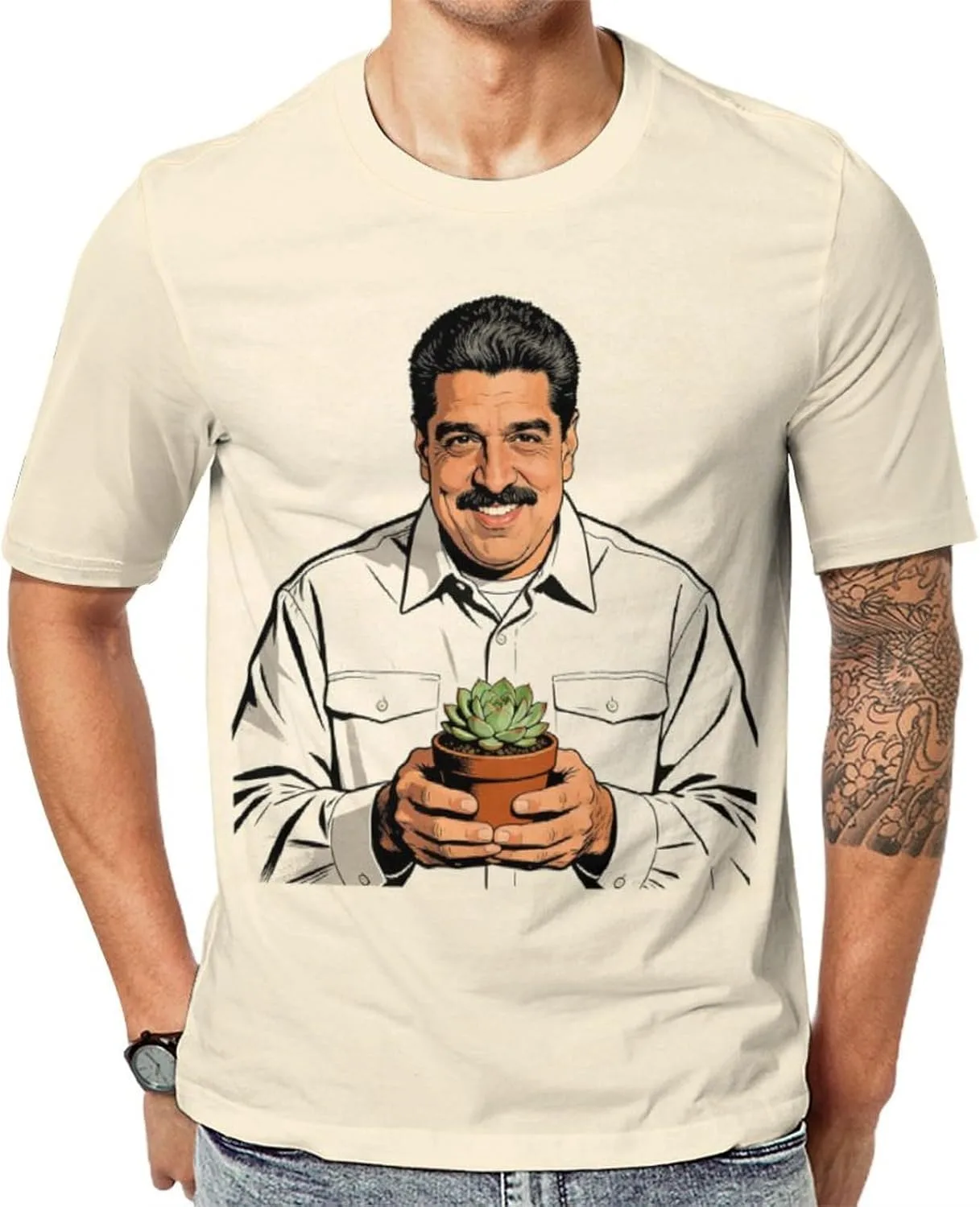 

Футболка Nicolas Maduro мужская с коротким рукавом Wzsxbfsn