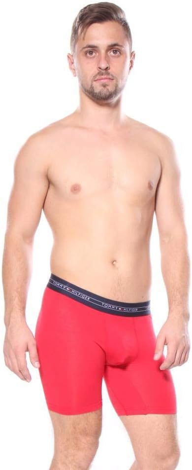 Комплект из 3 мужских боксеров Tommy Hilfiger Cotton Air, Mahogany — фото 4