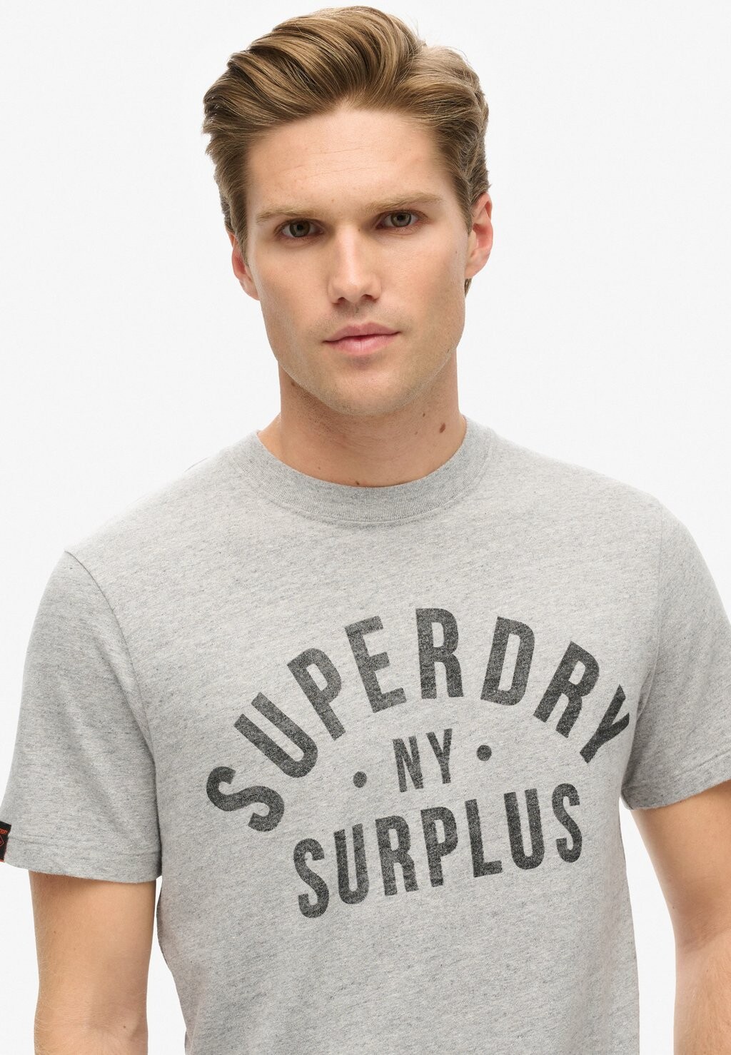 

Футболка с принтом GRAPHIC Superdry, серый