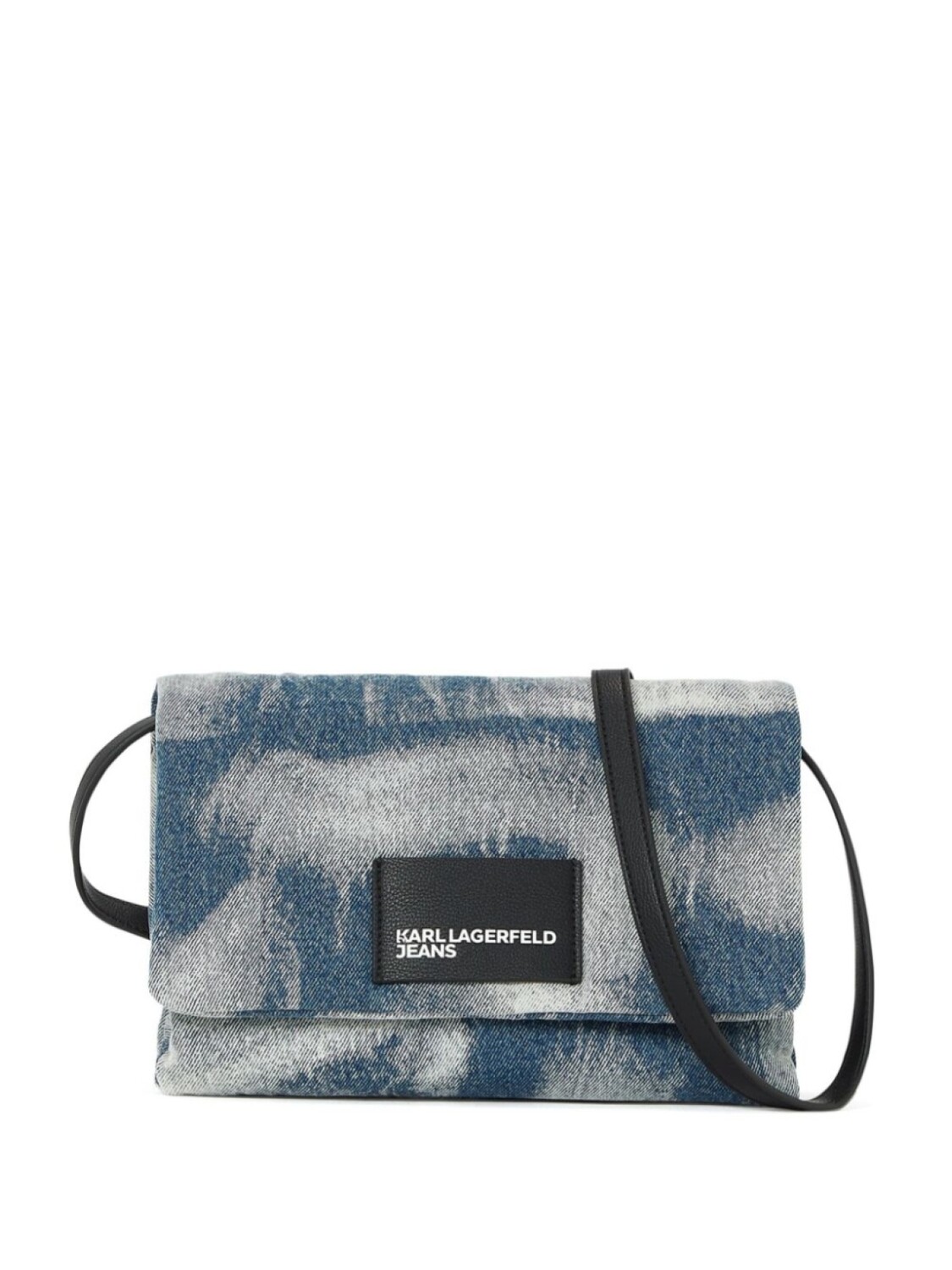 

Сумка через плечо с выбеленным эффектом Karl Lagerfeld Jeans, синий