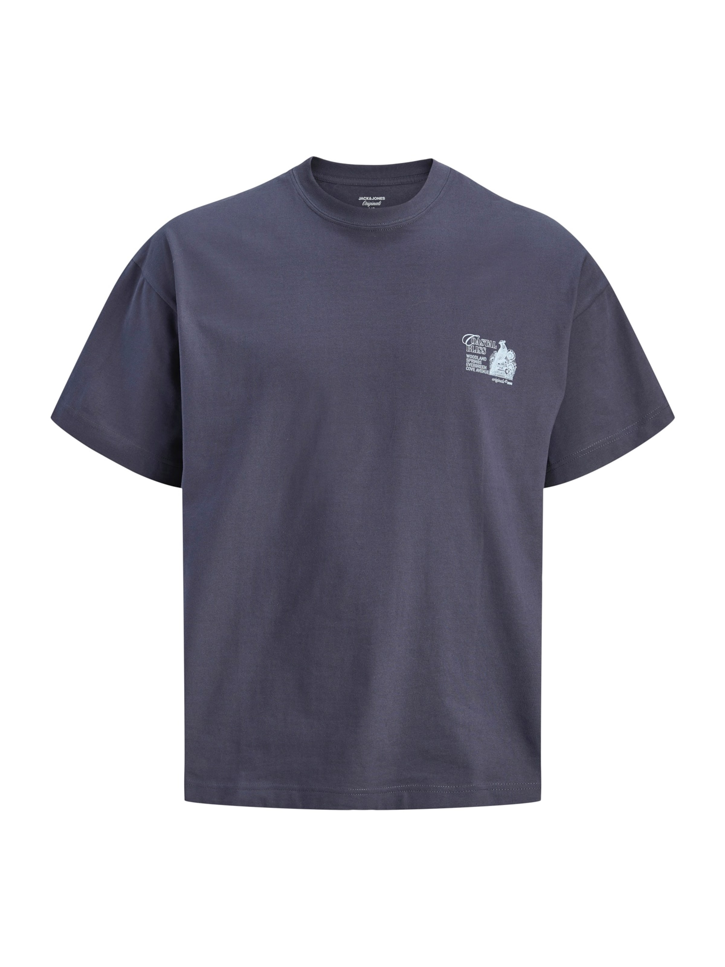 

JACK & JONES Футболка 'JORMAINE' в темно-сером цвете