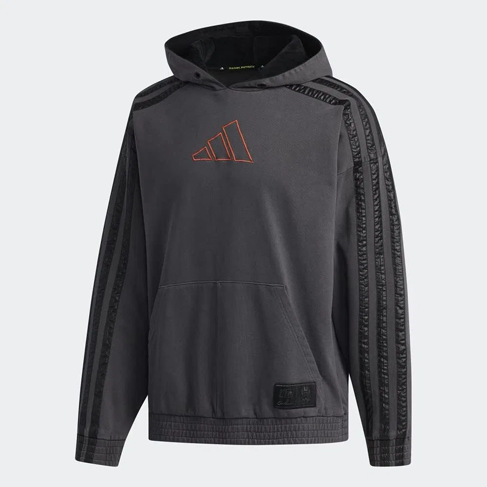 Мужская баскетбольная толстовка adidas с изображением Дэниела Патрика и Джеймса Хардена — фото 3