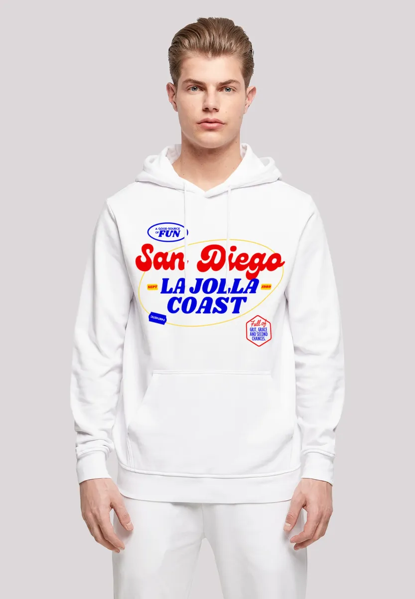 

Толстовка F4NT4STIC "San Diego HOODIE", принт, белый